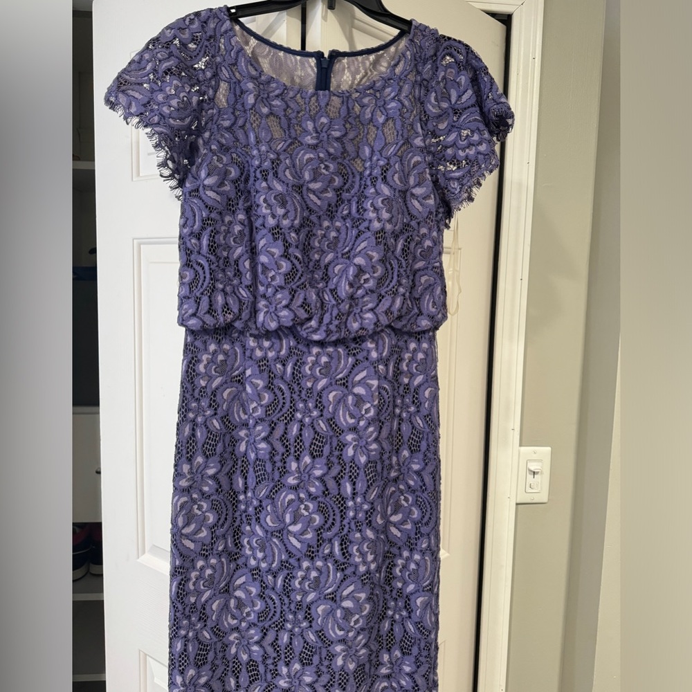 Js Collections Lace Flutter Sleeve Midi Dress - image 4